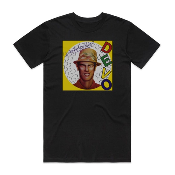 Devo Q Are We Not Men A We Are Devo Albumkansi T-paita Musta M
