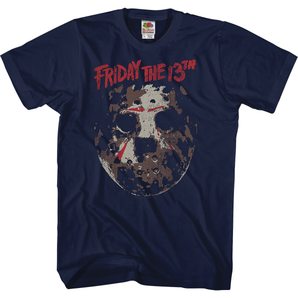 Distressed Hockey Maske Fredag den 13. T-shirt L