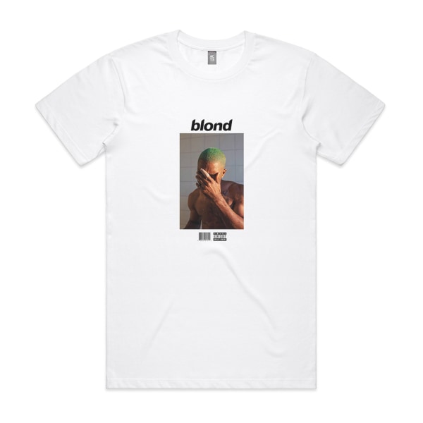 Frank Ocean Blond Album Cover T-Shirt Vit S
