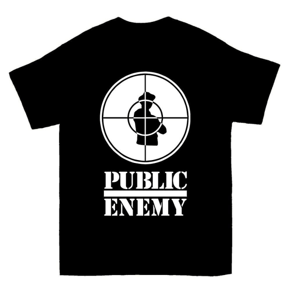 Public Enemy Logotyp Musik Rap T-shirt S