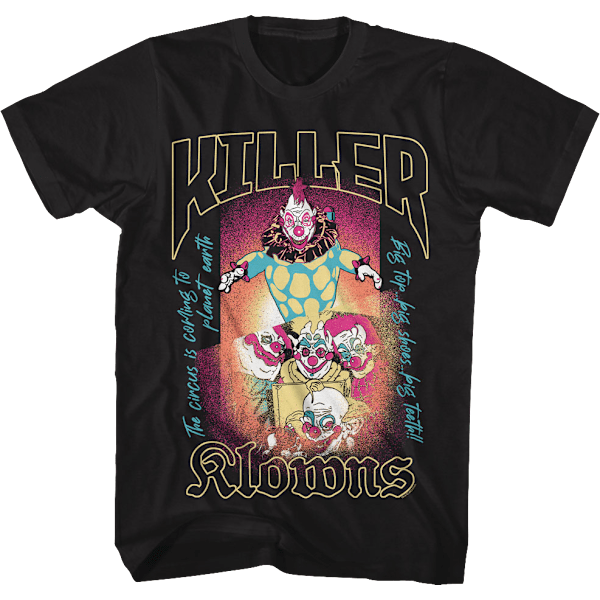 Big Top Poster Killer Klowns From Outer Space T-shirt L