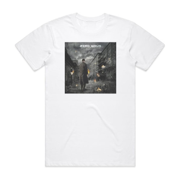 Zero Hour Specs Of Pictures Burnt Beyond Album Cover T-shirt Hvid XL