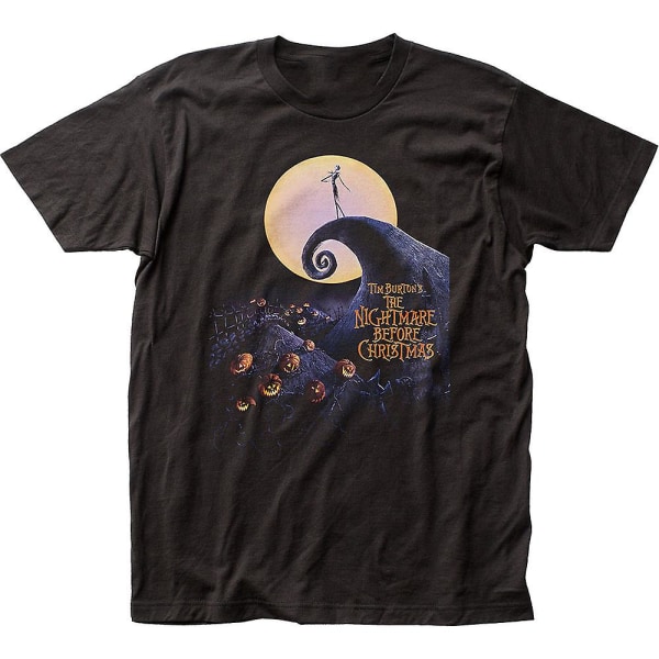 Movie Poster Nightmare Before Christmas T-Shirt M