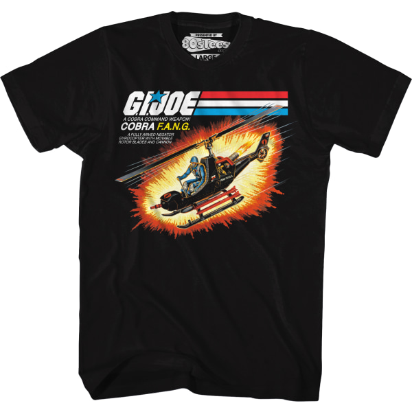 Box Art Cobra F. A. N. G. GI Joe T-shirt XL