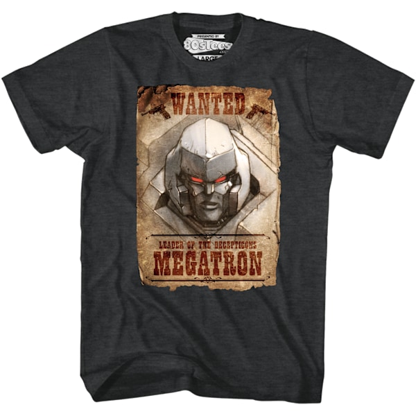 Wanted-juliste Megatron Transformers T-paita M