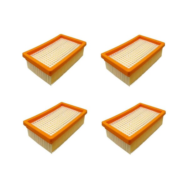 4 st Filter för Wd4 Wd5 Mv4 Wd5p Avancerad Dammsugare Hepa