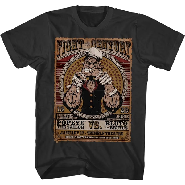 Fight Of The Century Popeye T-shirt L