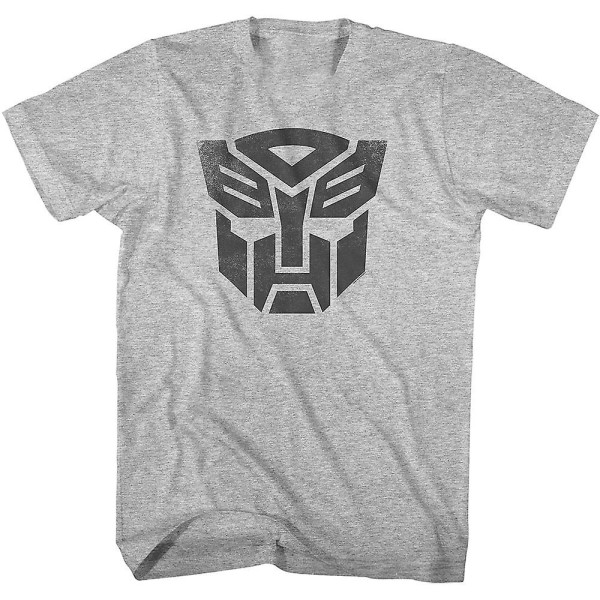 Distressed Autobots Logo Transformers T-skjorte L