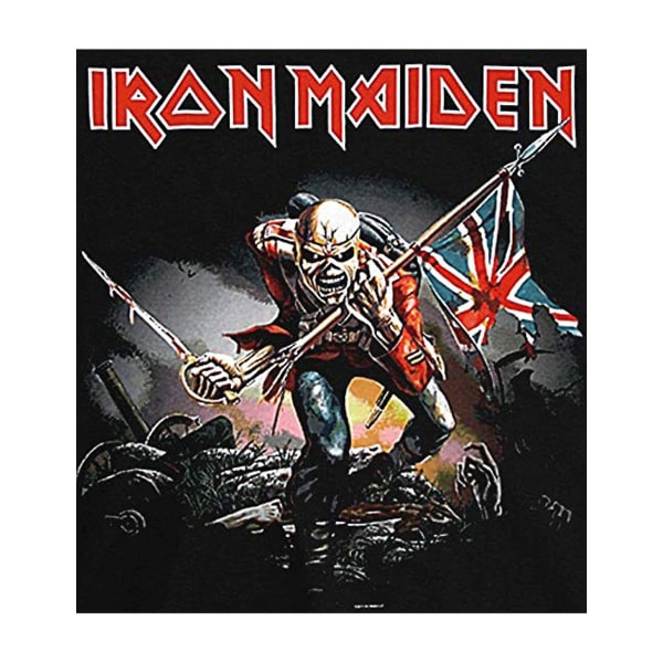 Vintage Rock Svart T-shirt Iron Maiden The Trooper S