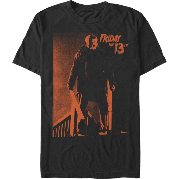 Orange Jason Voorhees Foto Fredag den 13. T-shirt XXXL