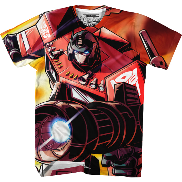 Sublimation Optimus Prime skjorta XXL