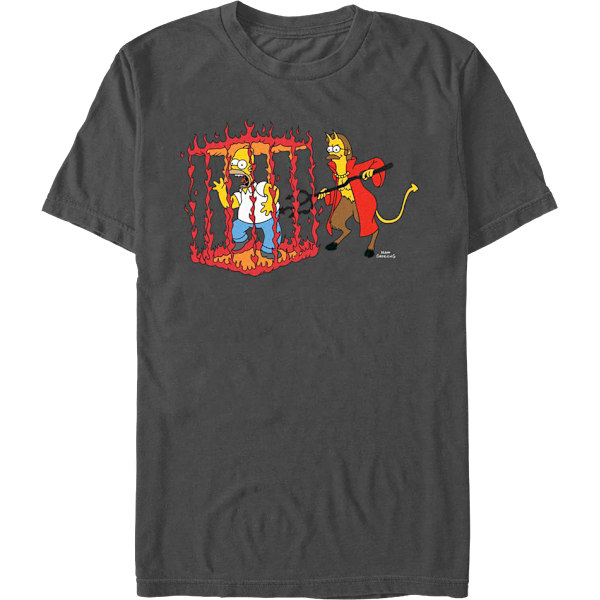 Homer i Djävulens Bur Simpsons T-shirt XXXL