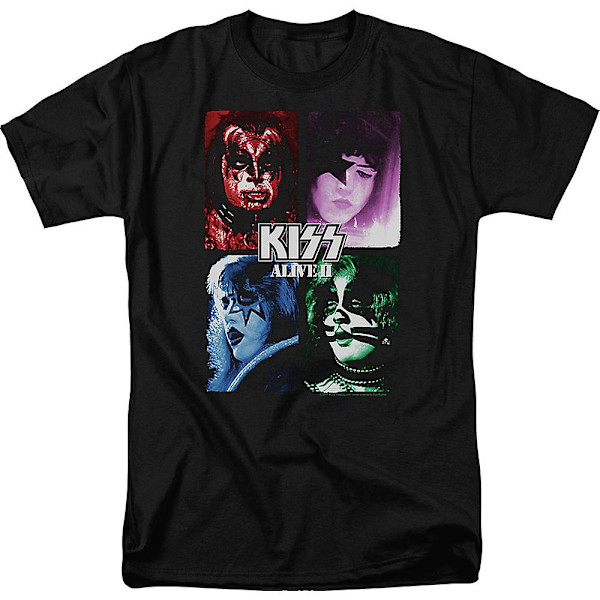 Alive II KISS T-skjorte XL
