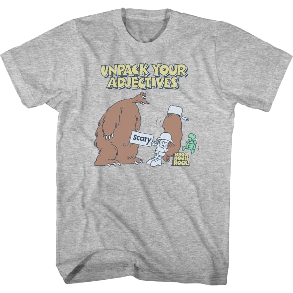 Unpack Your Adjectives Schoolhouse Rock T-Shirt XXXL