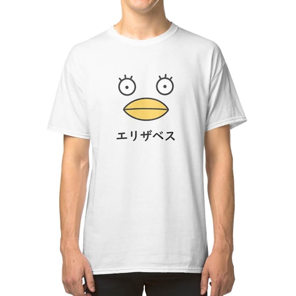Gintama Elizabeth Ansikte Japansk T-shirt XL