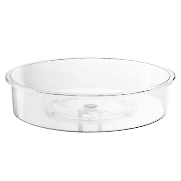 Klar avtakbar dreieplate for matvarer, 13\"