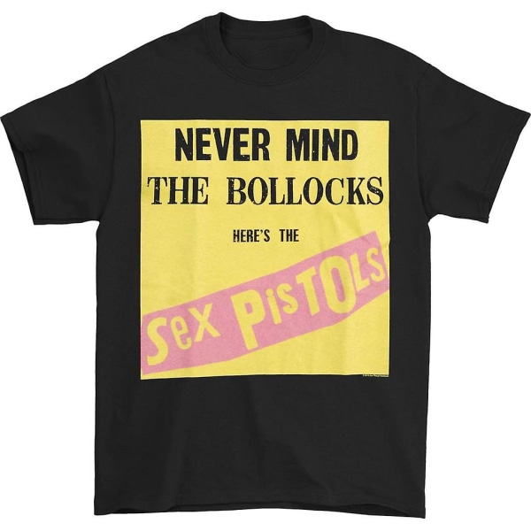 Sex Pistols Musta Nevermind The Bollocks T-paita L