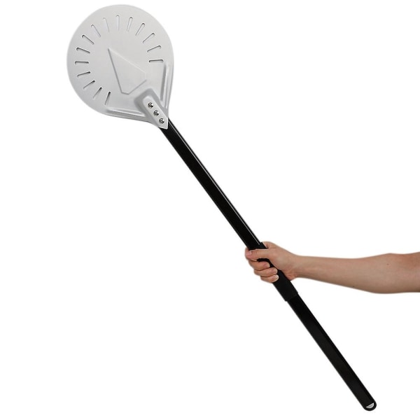 Long Handle 7 Inch Perforated Detachable Pizza Flip Pizza Shovel Aluminum Pizza Peel Paddle