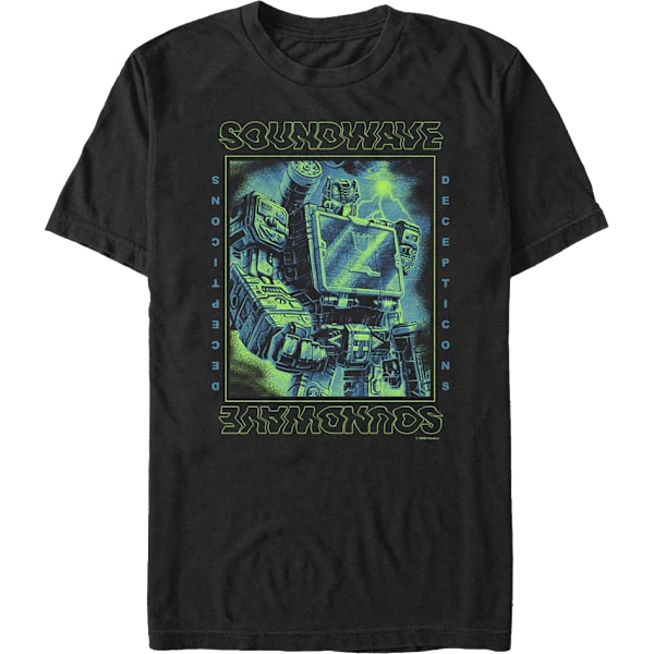 Soundwave Poster Transformers T-skjorte L