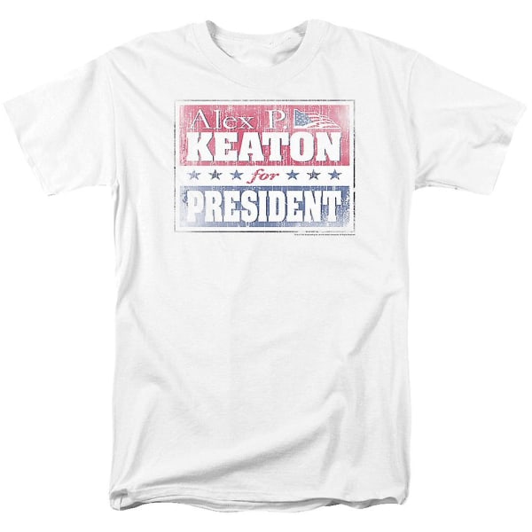 Keaton for President Familie-T-skjorte M