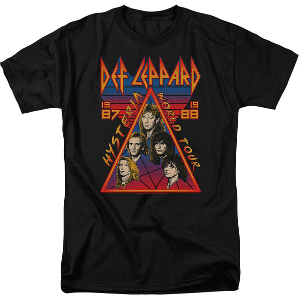 Hysteria World Tour Def Leppard T-skjorte S