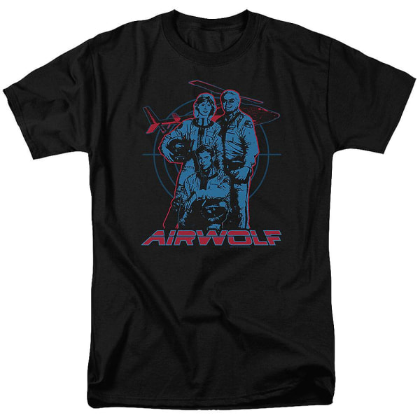 Cast Airwolf T-skjorte L