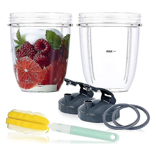 Erstatningsblenderkopp på 18 oz med klafflokk, gummitetning, for 600 watt og 900 watt blendere