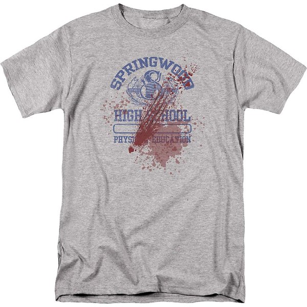 Blodig Springwood hög mardröm på Elm Street T-shirt XXL