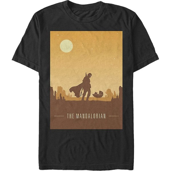 Silhuetter Star Wars The Mandalorian T-shirt S