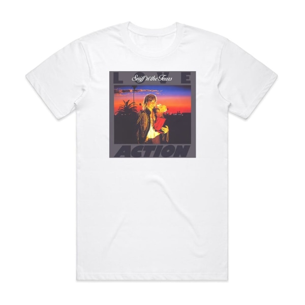 Sniff n the Tears Love Action Album Cover T-shirt Vit M