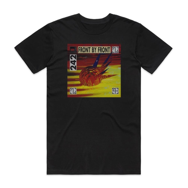 Front 242 Front By Front 1 Album Cover T-Shirt Svart L
