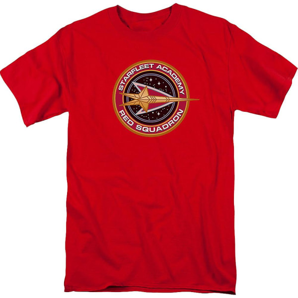 Starfleet Academy Red Squadron Star Trek T-paita XL