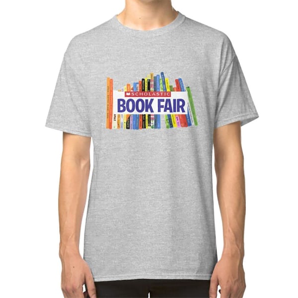 Skolastic Book Fair Logo T-shirt grey XXL