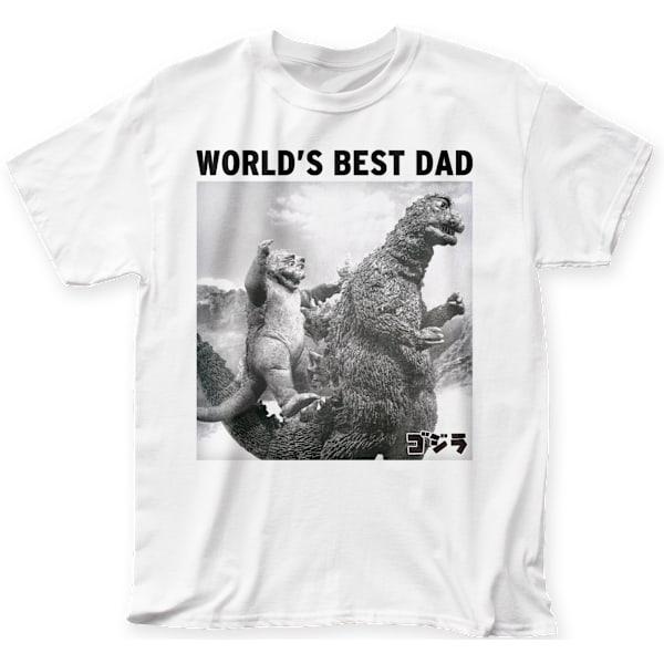 Världens Bästa Pappa Godzilla T-shirt L