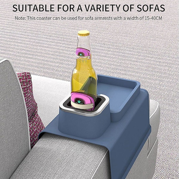 Silikon Sofa Kopholderbakke, Rød Armstol Sofa Underkop