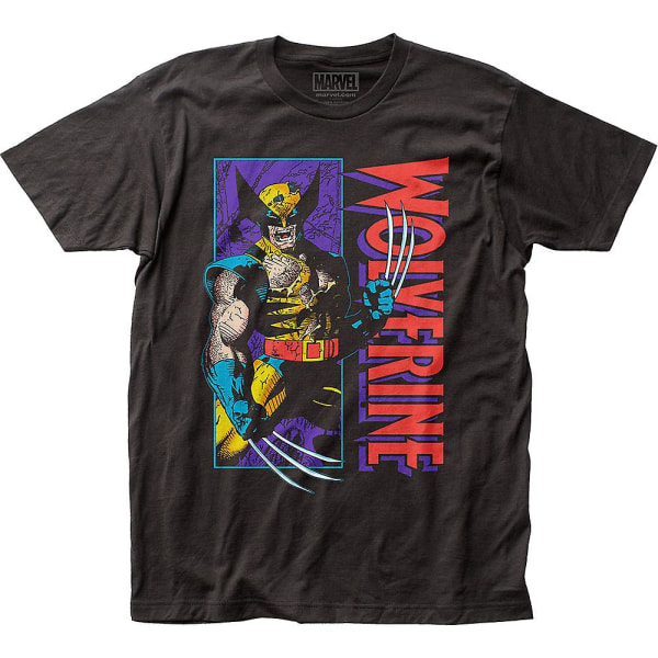 Jim Lee Wolverine T-skjorte fra 1990-tallet S