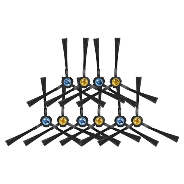 10 stk Robotstøvsuger Sidebørste for Ilife V8 V8s X750 A7 X800 X785 V80 Robotstøvsuger
