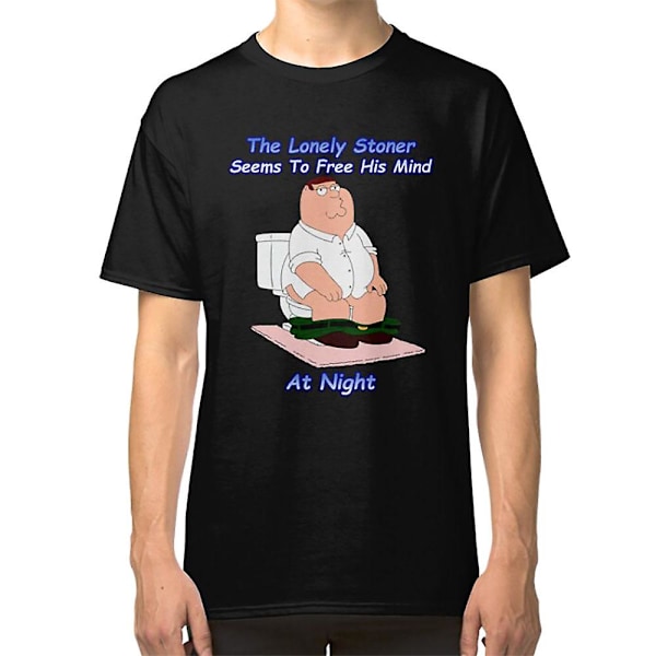Offisiell The Lonely Stoner Seems to Free His Mind at Night T-skjorte M
