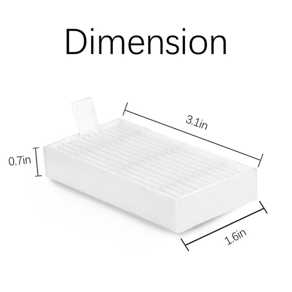 HEPA-suodattimen vaihto V3, V3s, V3s Pro, V5, V5s, V5s Pro robotti-imurille