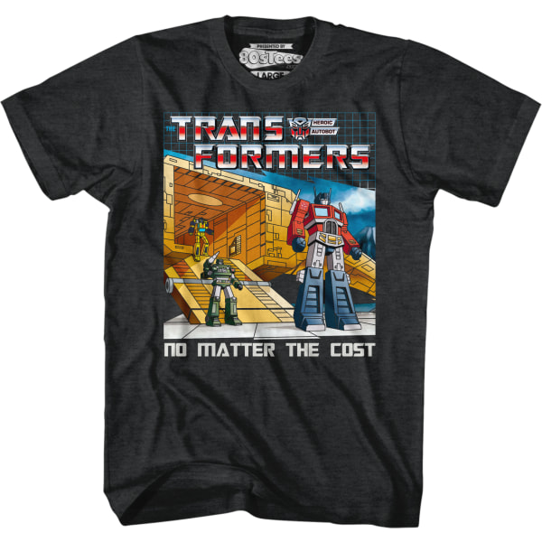 No Matter The Cost Svart Melerad Transformers T-shirt M