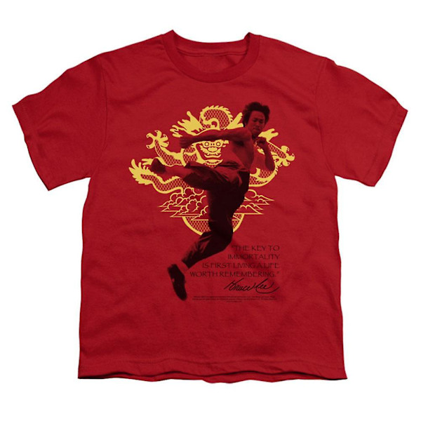 Bruce Lee Kuolematon Lohikäärme Nuorten T-paita XXXL