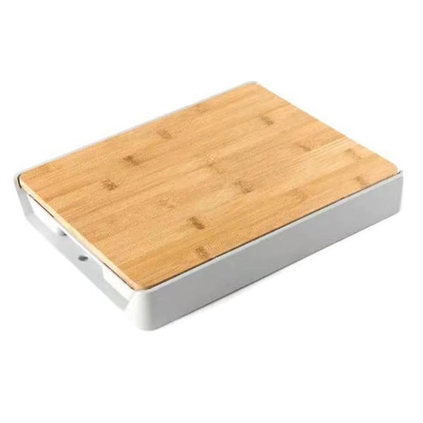 Kitchen bamboo cutting board plastic drawer cutting board kitchen accessories cutting fruit b