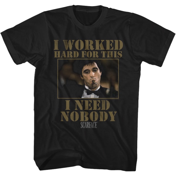 I Need Nobody Scarface T-shirt XXXL