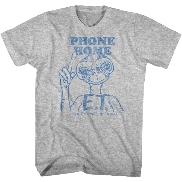 Distressed Phone Home ET T-shirt XL