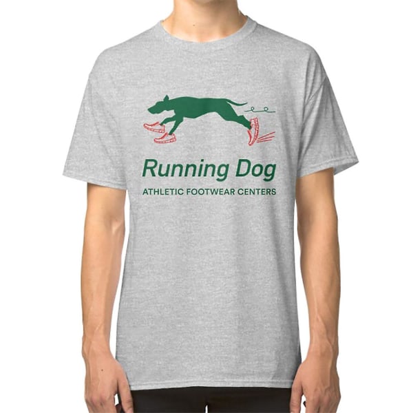 Running Dog Athletic Footwear Centers Â© 1983 T-paita white XXXL