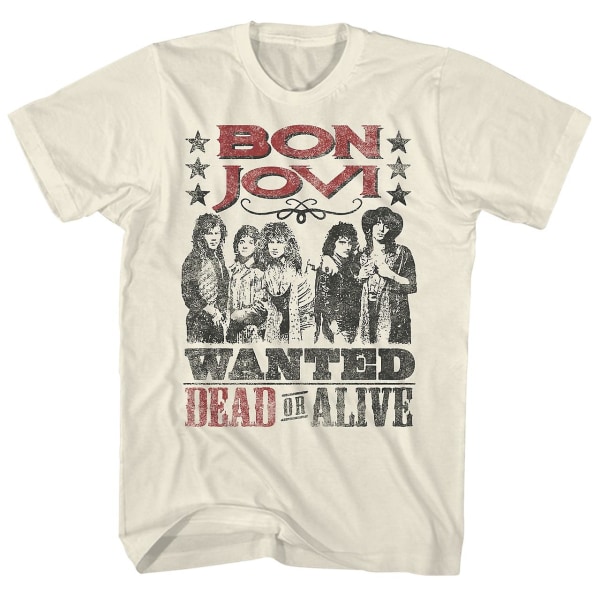 Bon Jovi T-shirt Wanted Dead or Alive Poster Bon Jovi Shirt S