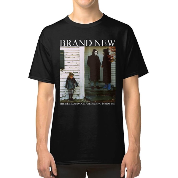 Ny design T-shirten The Devil and God Raging Inside Me XL
