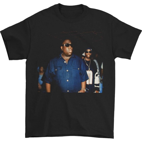 Notorious B.I.G. Biggie og Puff Club Svart T-skjorte XL