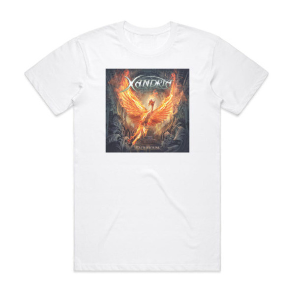 Xandria Sacrificium -albumin kansikuva T-paita valkoinen XL