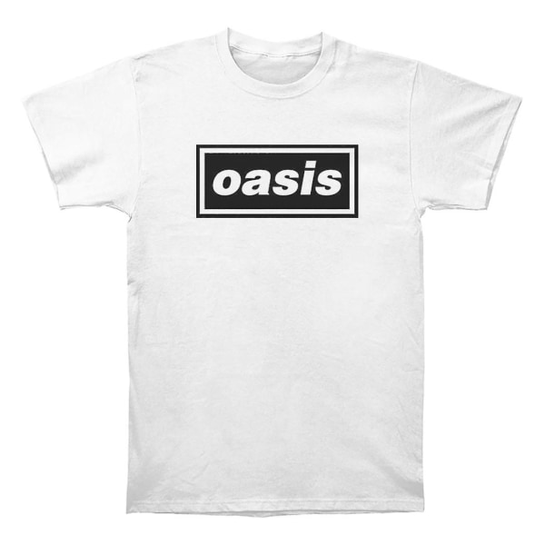 Oasis Decca Logo Vit T-shirt M